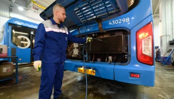 Все автобусы и электробусы Мосгортранса подготовили к работе зимой