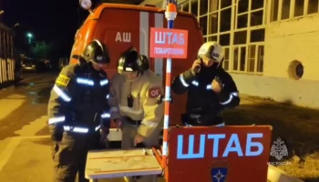 Открытое горение ликвидировано на складе в Тульской области