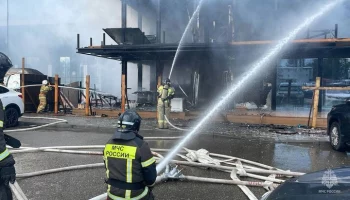 Пожарные потушили возгорание у аэропорта Минеральных Вод