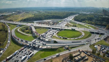 Движение транспорта ограничат на участках МКАД с 5 до 27 августа