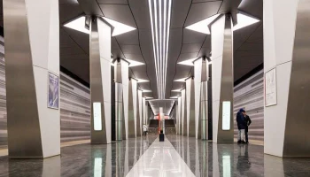 Завершаются работы по устройству инженерных систем во втором вестибюле "Авиамоторной" БКЛ