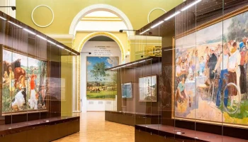 Историческое панно о сельской жизни вернулось в павильон № 1 "Центральный" на ВДНХ