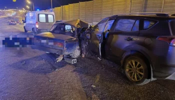 ДТП произошло на Калужском шоссе в районе деревни Сосенки