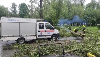 РИА Новости: ураган нарушил электроснабжение в 6 округах Московской области