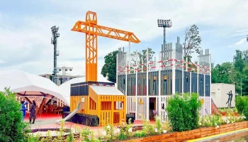 Детская строительная площадка открылась на форуме-фестивале "Москва 2030"