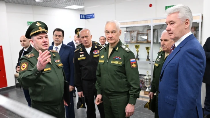 Собянин и Белоусов осмотрели новое здание военного комиссариата Москвы Собянин и Белоусов осмотрели новое здание военного комиссариата Москвы