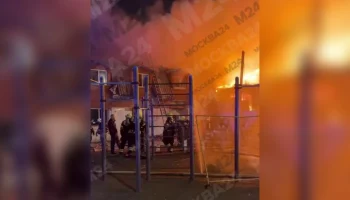 Пожар в Щербинке локализован на 600 "квадратах"