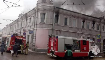 Пожар на улице Гиляровского в Москве ликвидирован