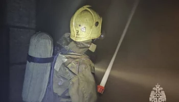 Открытое горение в цехе по производству кирпича в Смоленске было ликвидировано