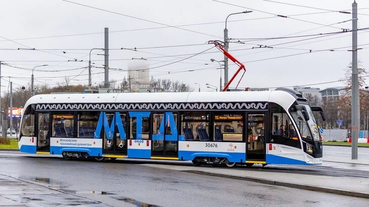 Собянин: еще один трамвайный диаметр создадут в Москве Собянин: еще один трамвайный диаметр создадут в Москве