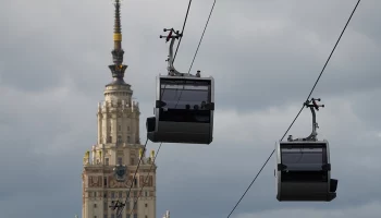 Московскую канатную дорогу закроют для пассажиров с 8 по 18 апреля