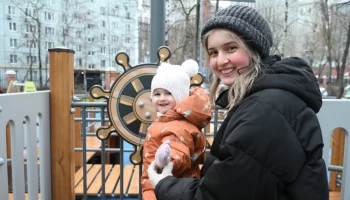 Морская площадка впечатлила малышей района