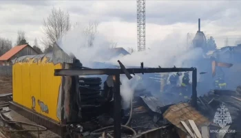 Семья погибла при пожаре в поселке Высокий в ХМАО