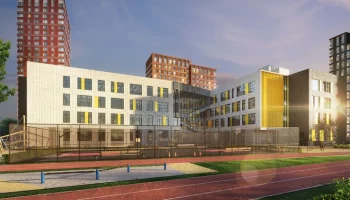 Школа на 825 мест с панорамным остеклением возводится на северо-западе Москвы