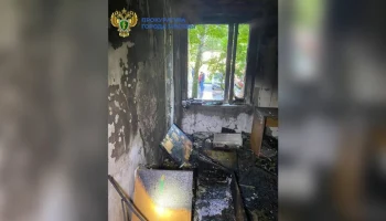 Женщина погибла в пожаре на Флотской улице в Москве