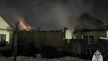 Двое детей погибли при пожаре в Оренбургской области