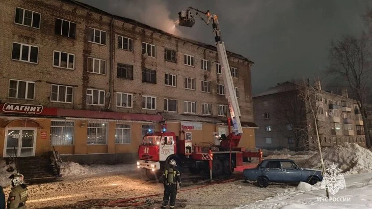 Пожарные потушили возгорание в жилом доме в Тульской области