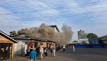 Возгорание произошло в столичном кафе "Хлеб Хаус"