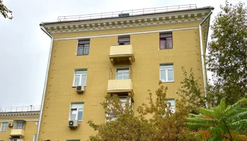 В районе Пресненский проходит капитальный ремонт дома 1951 года