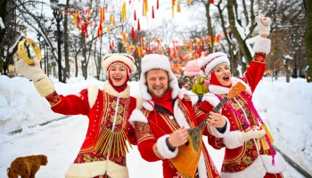 Предприниматели создали пространство народных гуляний на фестивале &laquo;Масленица&raquo; на Тверском бульваре