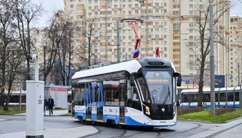 Собянин: В Москве открылся новый вид городского транспорта &mdash; трамвайный диаметр Т1