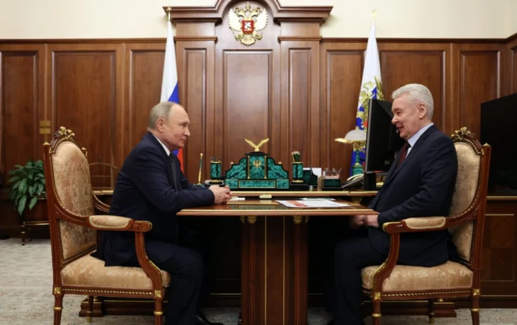 Собянин доложил Путину о рекордном росте производства в ключевых отраслях Собянин доложил Путину о рекордном росте производства в ключевых отраслях