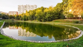 Реабилитация Изютинского пруда на Черноморском бульваре завершена