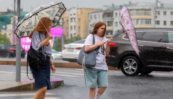 Дождь и сильный ветер ожидаются в Москве 26 июня