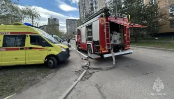 Открытое горение ликвидировано в многоэтажном доме в Люберцах