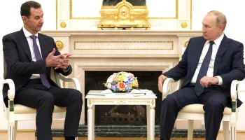 Путин поздравил Асада по случаю 80-летия дипотношений между РФ и Сирией