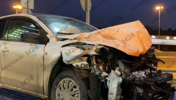 9 автомобилей получили повреждения в ДТП на МКАД