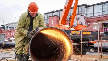 Реконструкция Голутвинского подводного газопровода близится к завершению