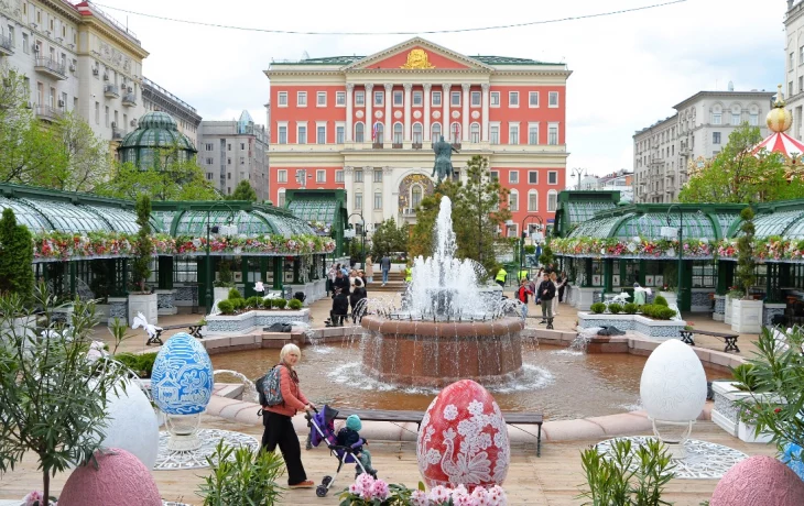 Москвичам рассказали о необычном оформлении фестиваля «Пасхальный дар» Москвичам рассказали о необычном оформлении фестиваля «Пасхальный дар»