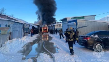 Пожар на рынке в Самаре локализовали