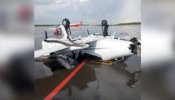 Смерч повредил четыре учебных самолета и вертолет в аэропорту Нижнекамска