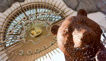 Маму и малыша такинов воссоединили с сородичами в Московском зоопарке (видео)