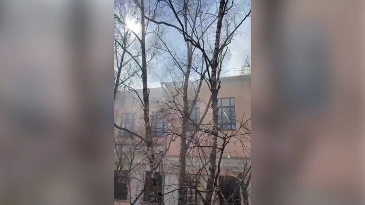 Пожар произошел в МГТУ имени Баумана