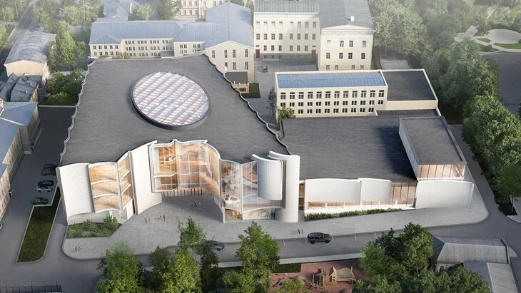 Собянин рассказал, что в Басманном районе возведут школу в виде открытой книги Собянин рассказал, что в Басманном районе возведут школу в виде открытой книги