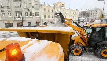 &laquo;Желтый&raquo; уровень опасности объявили в столичном регионе из-за снегопада