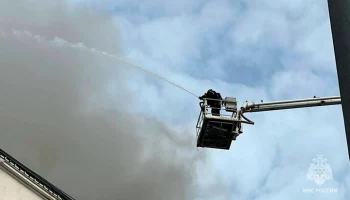 Пожар в центре Ярославля локализовали на площади 1,4 тыс кв м