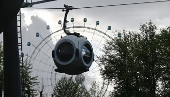 Канатная дорога на ВДНХ закрыта для посетителей из-за непогоды