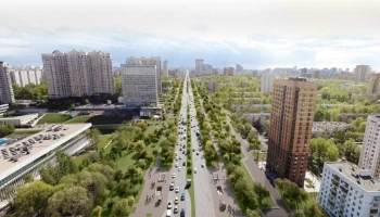 Бирюков: Началось благоустройство Профсоюзной улицы и проспекта 60-летия Октября