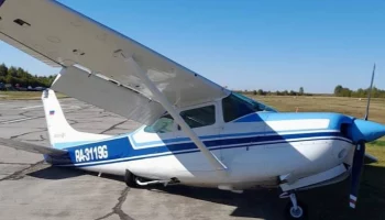 Самолет Cessna-182 совершил жесткую посадку в Подмосковье