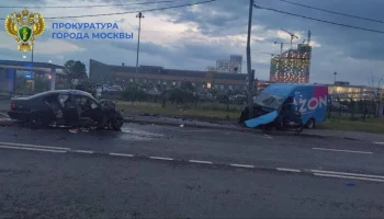 Один человек погиб в ДТП с "Газелью" в Москве
