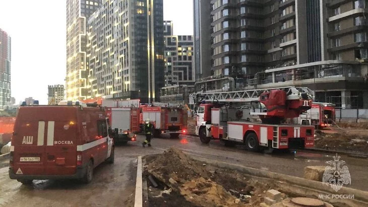 Пожар на улице Василия Ланового в Москве локализован