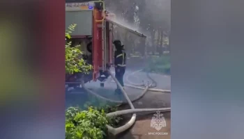 Пожар в здании на востоке Москвы локализован на площади 80 кв м