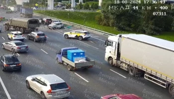 Движение на 45-ом км МКАД восстановлено после ДТП