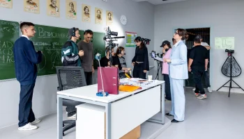 Ученики московских медиаклассов сняли собственный сериал в кинопарке &laquo;Москино&raquo;