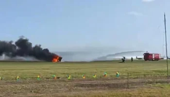 Два летающих автомобиля столкнулись в Китае