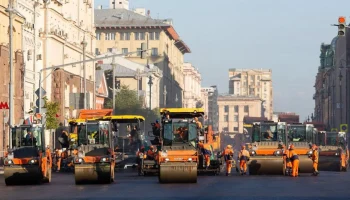 Плановую замену асфальта на Тверской и 1-й Тверской-Ямской проведут в выходные